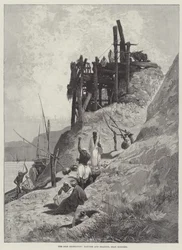 Nilexpeditionen, Sakiyeh och Shadouf, nära Korosko